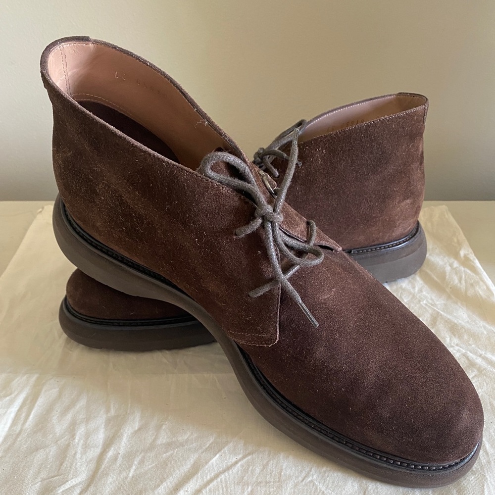 Salvatore Ferragamo Bernard Suede Ankle Boots